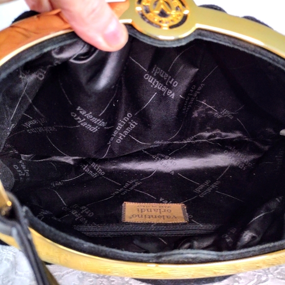 Vintage Valentino Orlando black suede bag - Picture 9 of 10